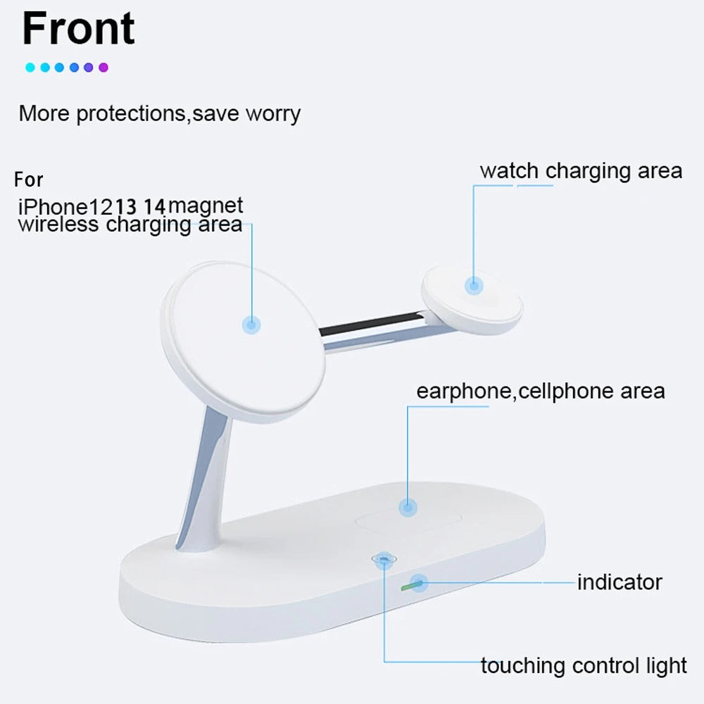 The Ultimate Sleek 3 in 1 Wireless Charger